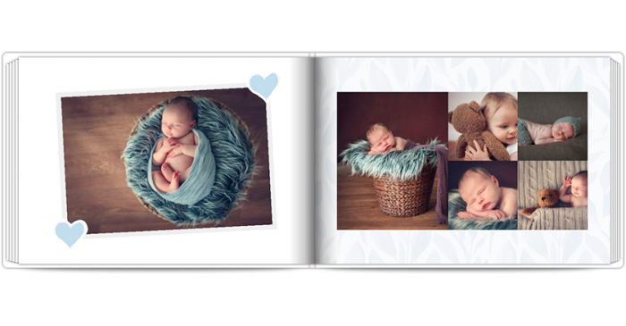 Metryczka malucha niebieska