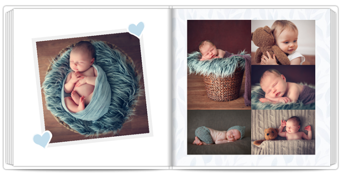 Metryczka malucha niebieska