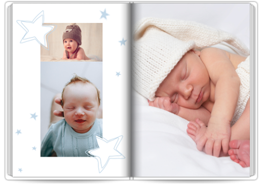 Metryczka malucha niebieska