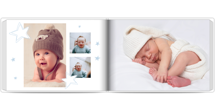 Metryczka malucha niebieska