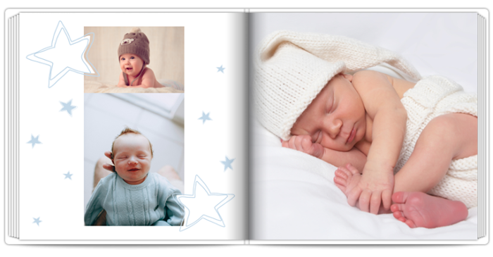 Metryczka malucha niebieska