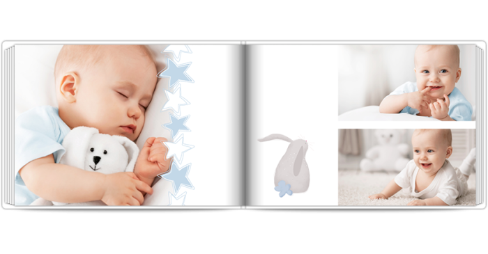 Metryczka malucha niebieska