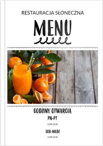 Fotoksiążka Twoje menu